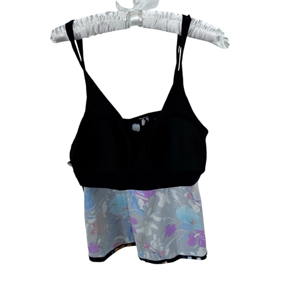 NWT Beach Belle Floral Print Tankini Top size 14 beachy cruise travel vaca - Picture 5 of 9